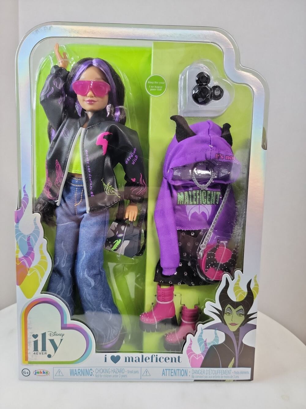 Disney ILy 4ever Fashion Doll I Love Maleficent New in box Lots of Accessories